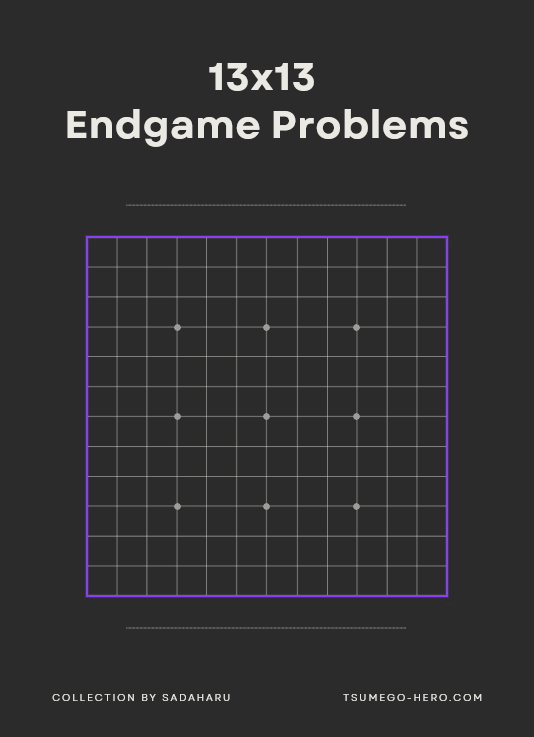 Tsumego Collection: 13x13 Endgame Problems (easy)